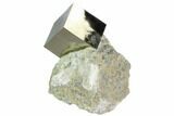 Pyrite Cube In Rock - Navajun, Spain #105396-1